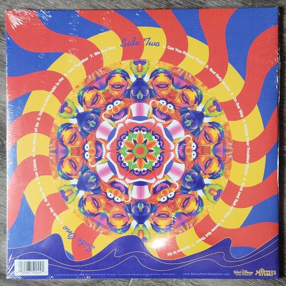 Muppets Electric Mayhem Psychedelic Green Vinyl LP Target Exclusive Disney Music - Picture 3 of 5